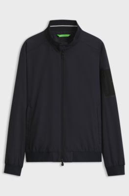 Blouson jacket with logo , Dark Blue