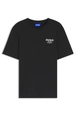 Regular-fit cotton T-shirt with logo print 1