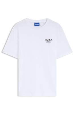 Regular-fit cotton T-shirt with logo print 1