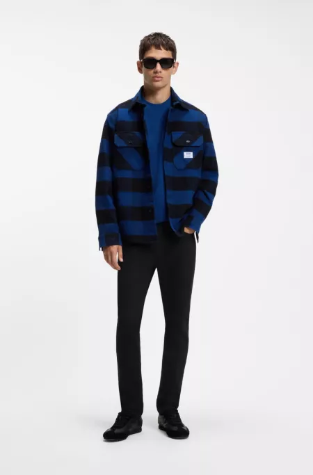 Jean Skinny noir délavé
