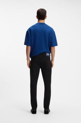 Jeans skinny-fit neri con lavaggio rinse, Nero