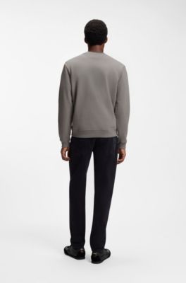 Cotton-terry sweatshirt, Grey