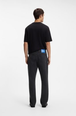 Hugo Regular-fit jeans in black denim herr – bild 2