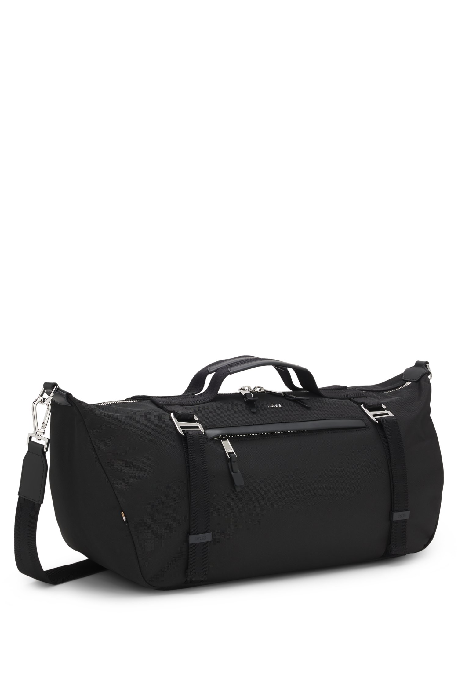 Boss Holdall bag with metal logo and front pocket res- & sportväskor herr – bild 4
