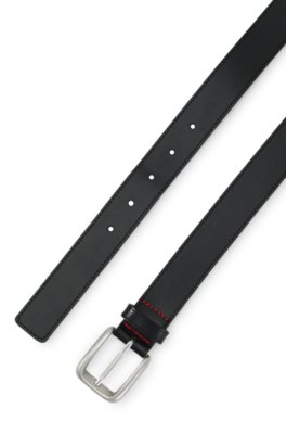 Hugo Leather business belt with logo-engraved buckle klassiska skärp herr – bild 2