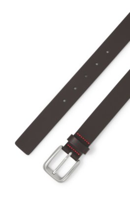 Hugo Leather business belt with logo-engraved buckle klassiska skärp herr – bild 2