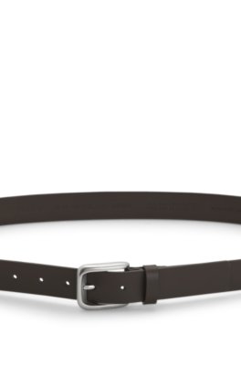 Hugo Leather business belt with logo-engraved buckle klassiska skärp herr – bild 3