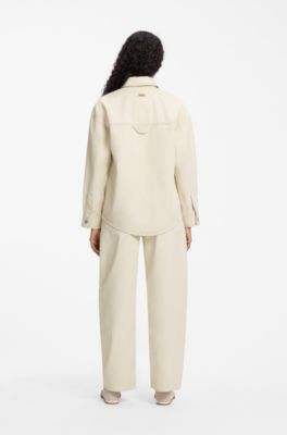 Shirt-style denim jacket, Natural