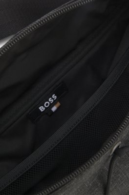 Textured belt bag with an adjustable waist strap 3