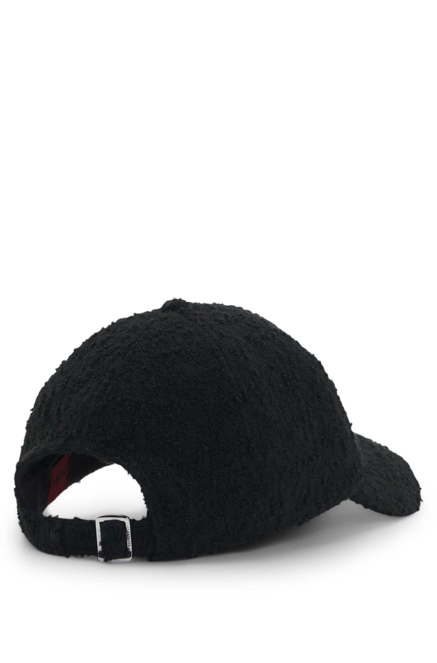Hugo Wool-blend cap with a bouclé texture kepsar dam – bild 2