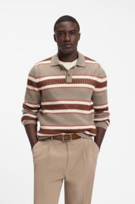 Reversible leather belt, Brown
