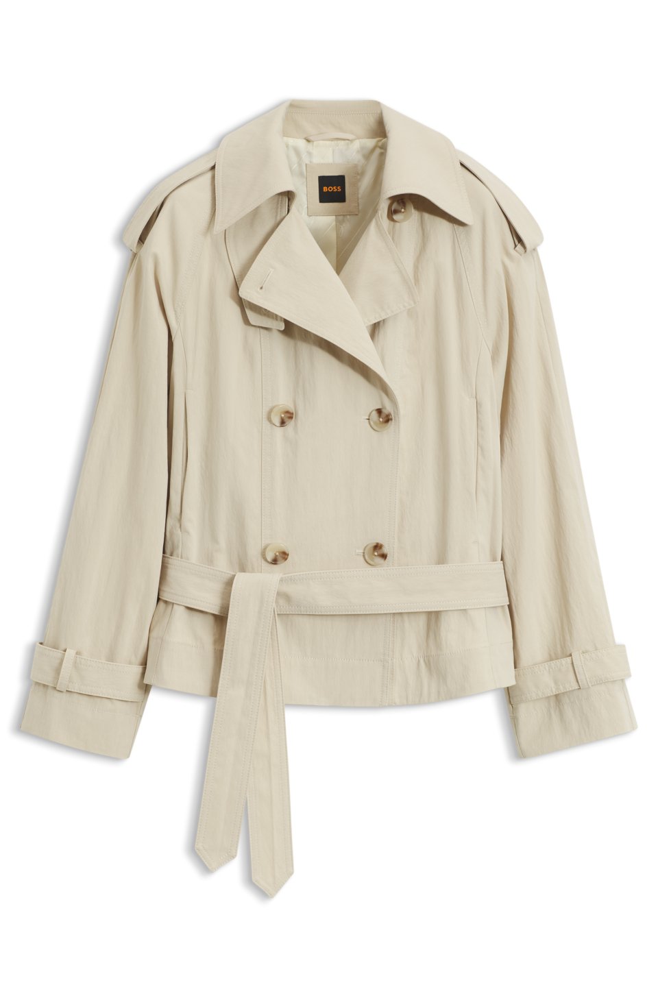 Regular-fit trench coat