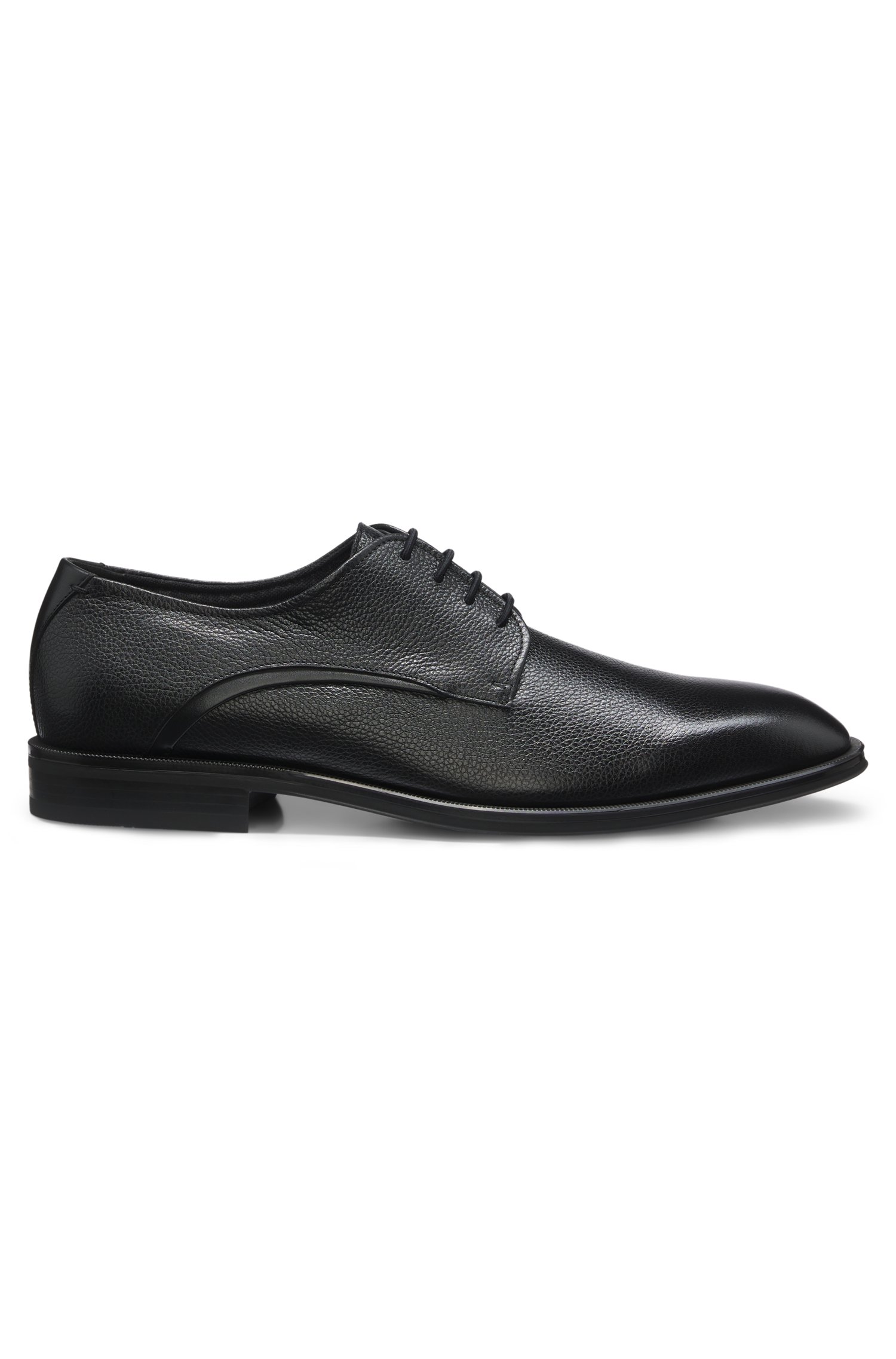 Boss Grained leather lace-up shoes made in Italy snörskor herr – bild 3