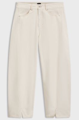 Cotton trousers, Natural