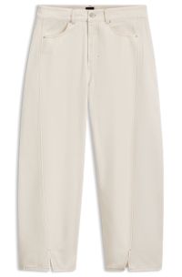 Cotton trousers, Natural