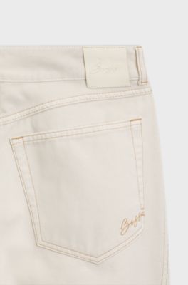 Cotton trousers, Natural