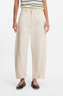 Cotton trousers, Natural