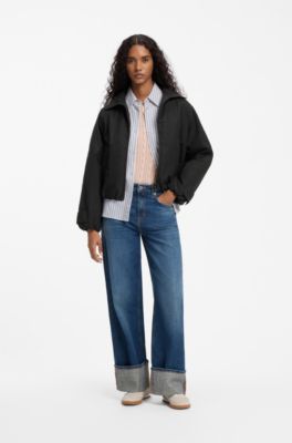 Oversized-fit jacket, Black