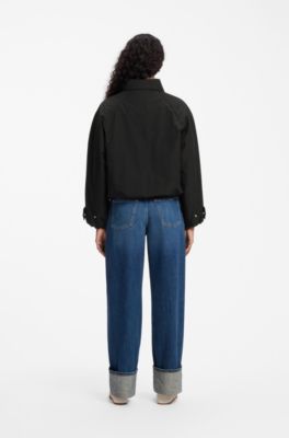 Oversized-fit jacket, Black