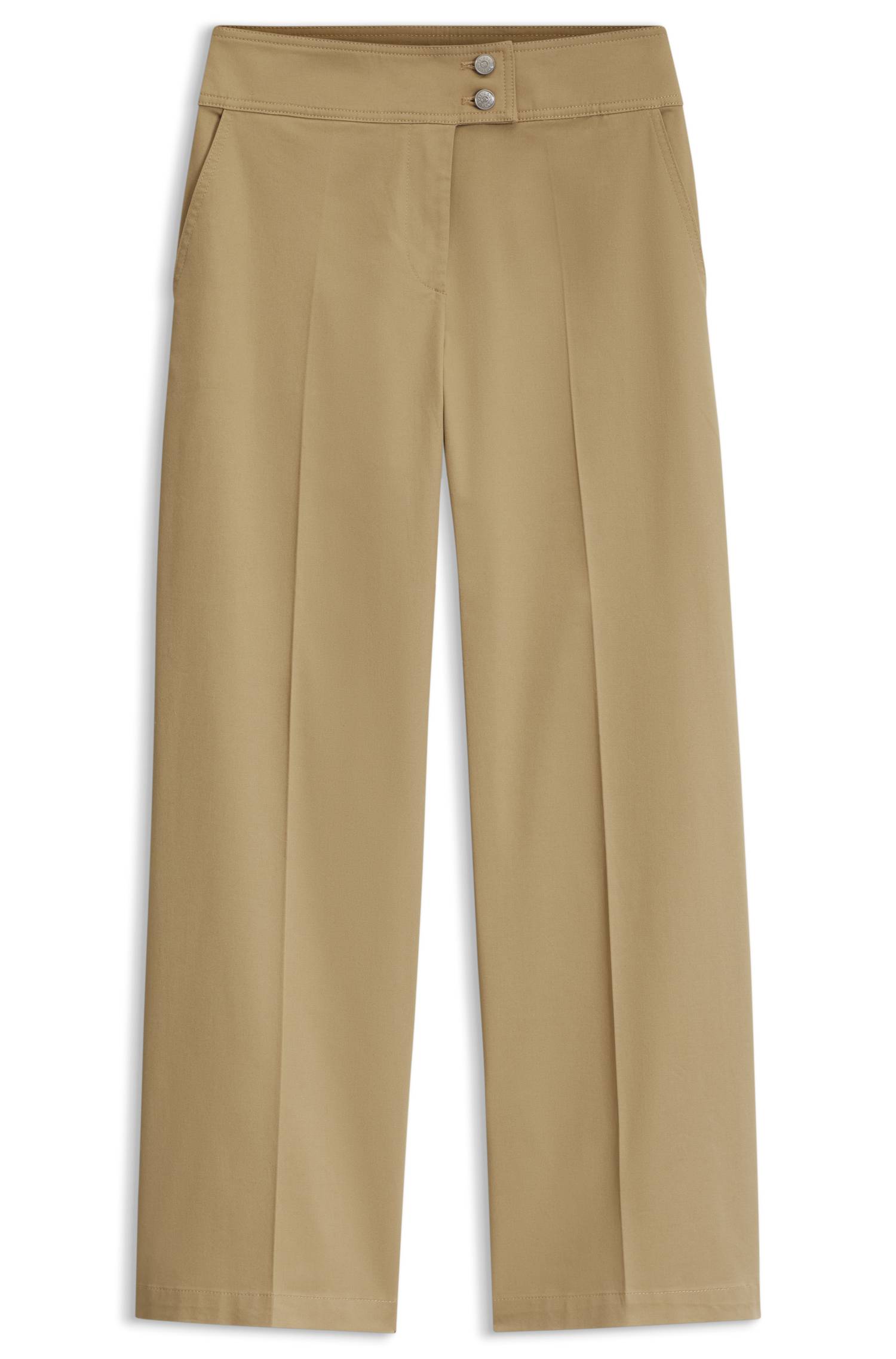 Boss Stretch-cotton trousers byxor dam – bild 4