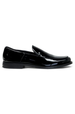 Hugo Patent-leather slip-on loafers with embossed logo herr – bild 3