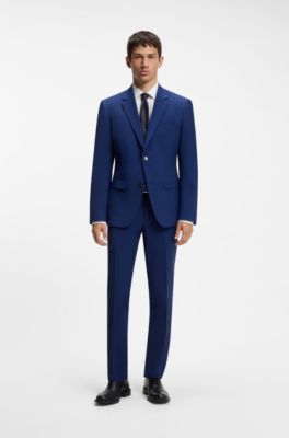 Scarpe Oxford in pelle martellata con puntale, Nero