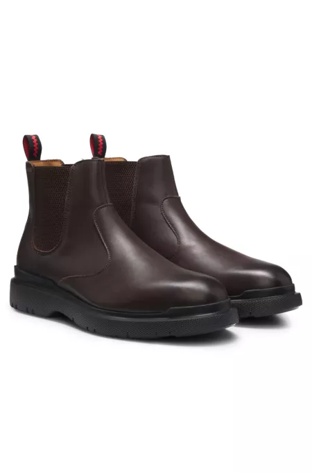 Bottines Chelsea en cuir à semelle extra-légère