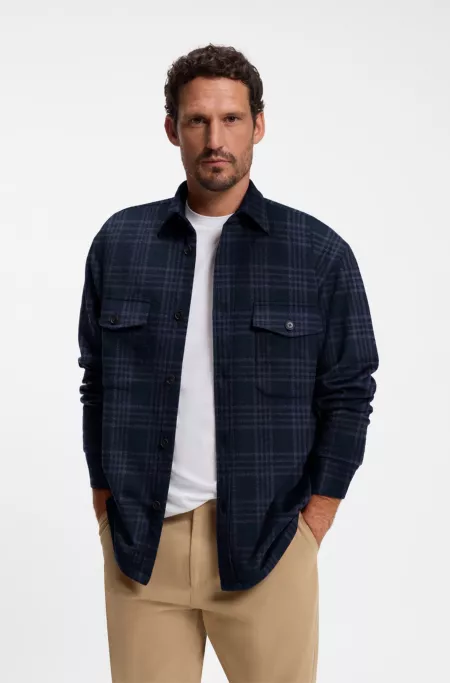 BOSS BY BECKHAM relaxed-fit shirt in cotton