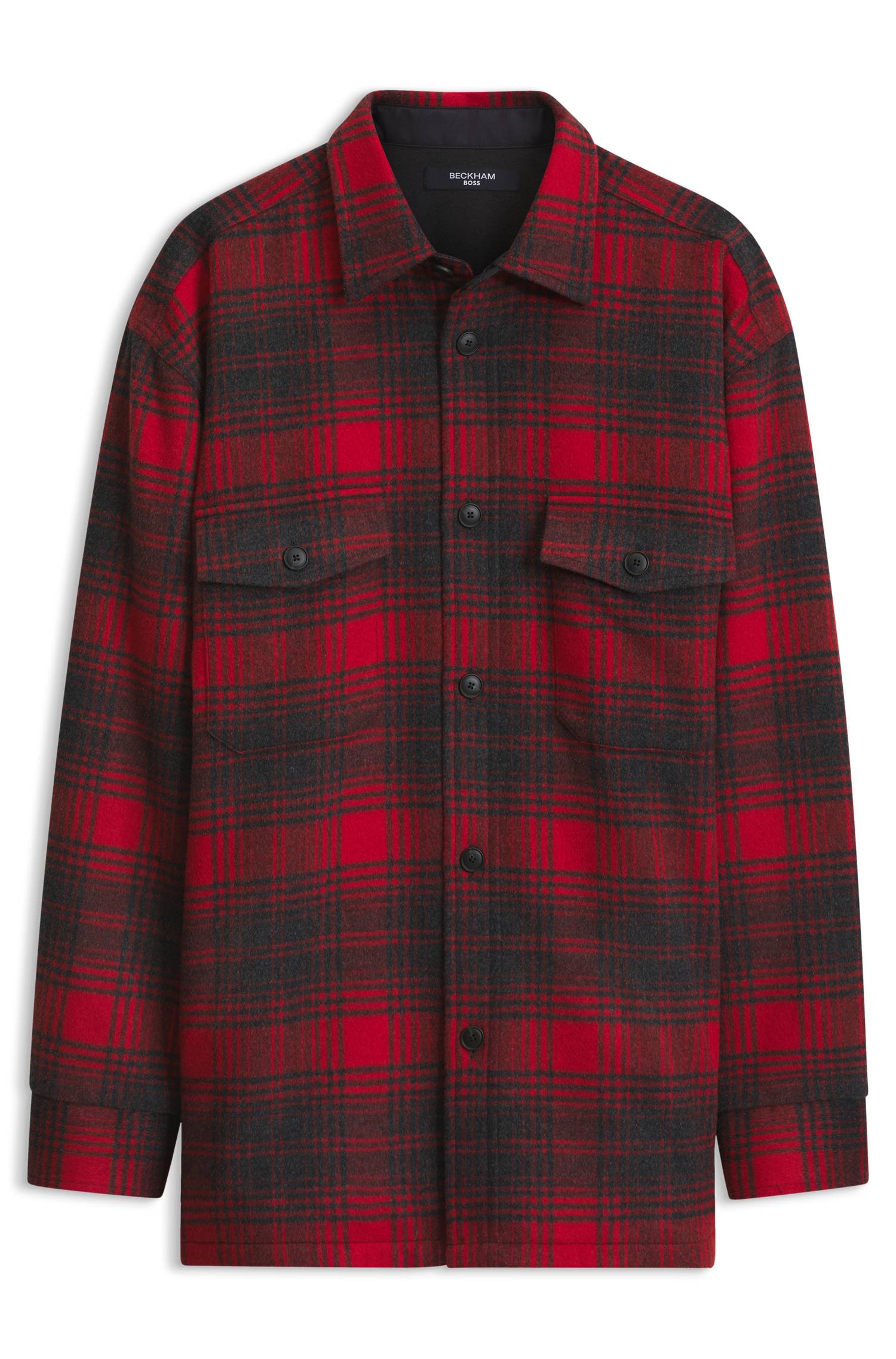 Boss BY BECKHAM relaxed-fit shirt in cotton skjortor & blusar herr – bild 4