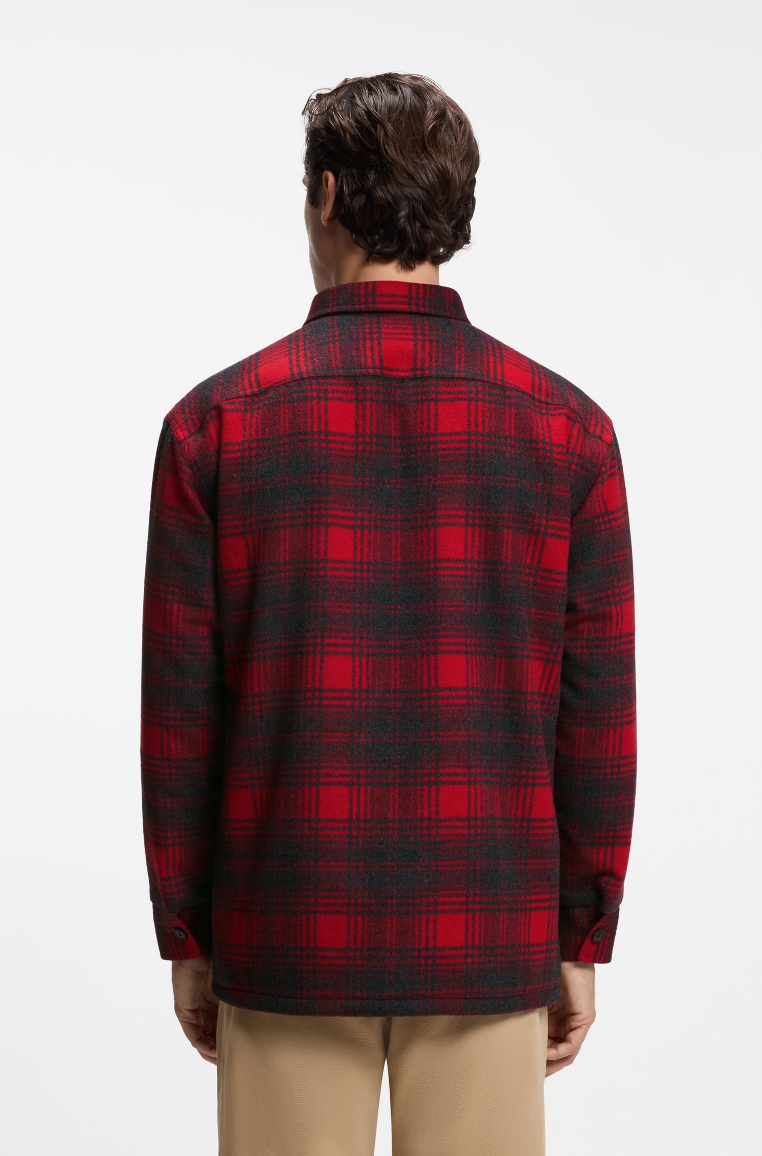 Boss BY BECKHAM relaxed-fit shirt in cotton skjortor & blusar herr – bild 3
