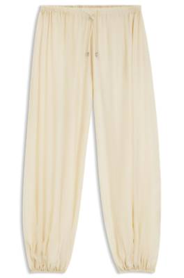 Wide-leg-fit trousers blended with modal 1