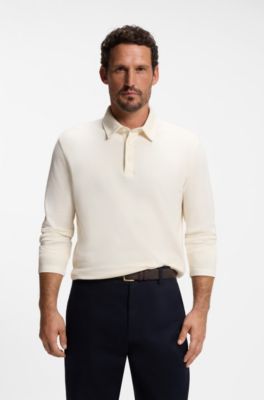 BOSS BY BECKHAM belt in nubuck leather, Dark Brown
