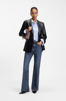 Flared-fit jeans, Blue