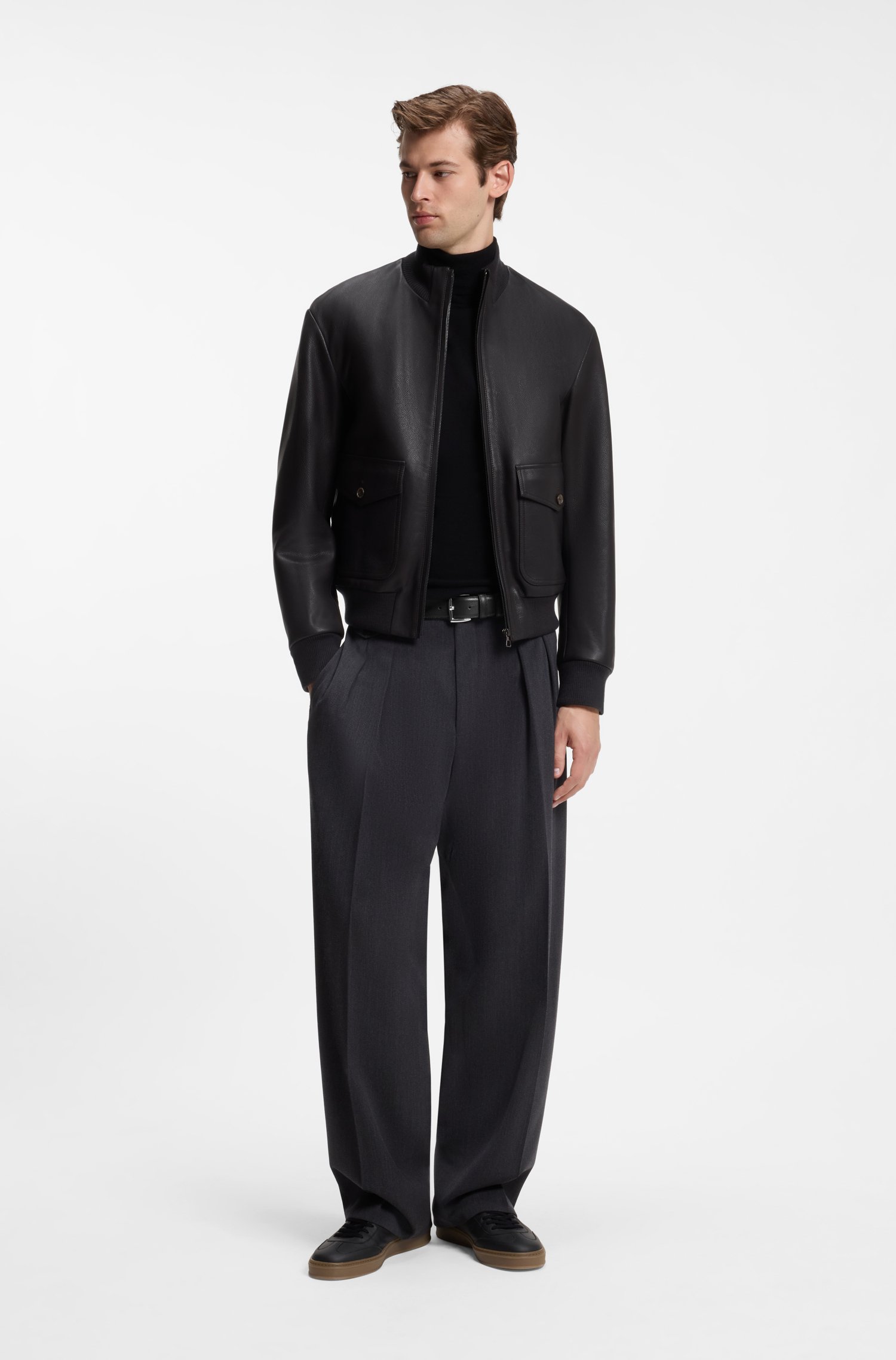 Boss BY BECKHAM belt in tumbled nappa leather skärp & hängslen herr – bild 2