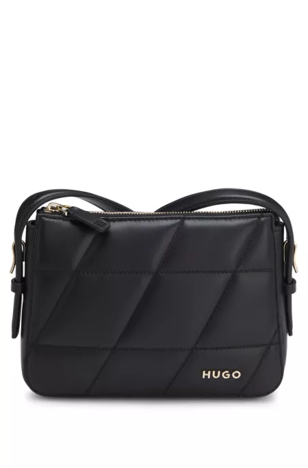 Sac à bandoulière en similicuir matelassé