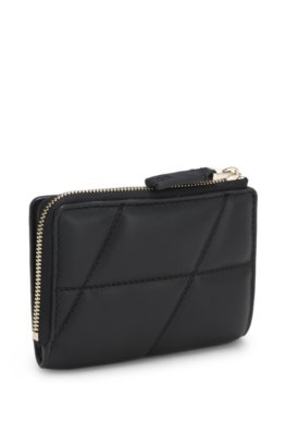 Hugo Quilted wallet with metal logo lettering dam – bild 3