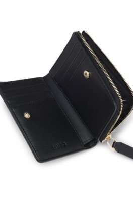 Hugo Quilted wallet with metal logo lettering dam – bild 4