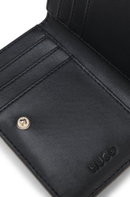 Hugo Quilted wallet with metal logo lettering dam – bild 2