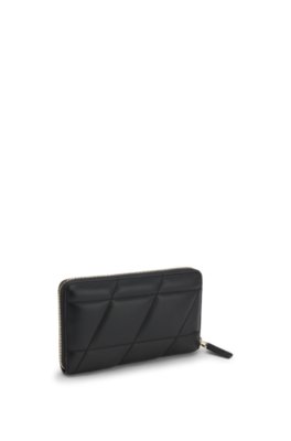 Hugo Ziparound wallet in quilted faux leather plånböcker dam – bild 3