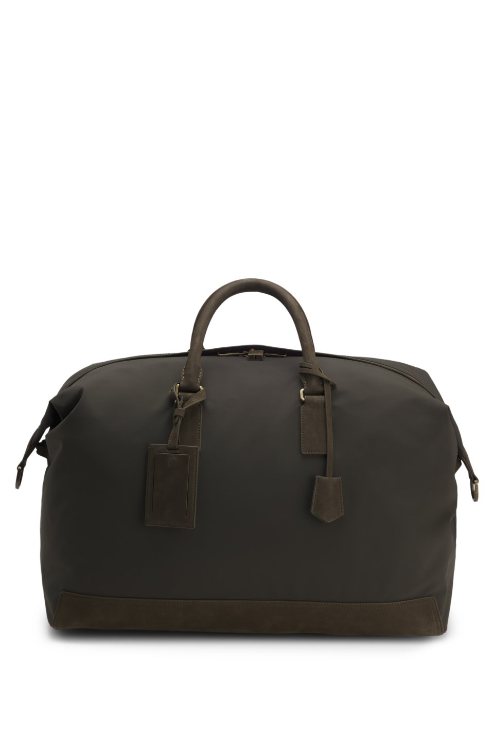BY BECKHAM holdall with suede trims