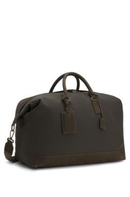 BOSS BY BECKHAM sportv&auml;ska med mockadetaljer, Oliv