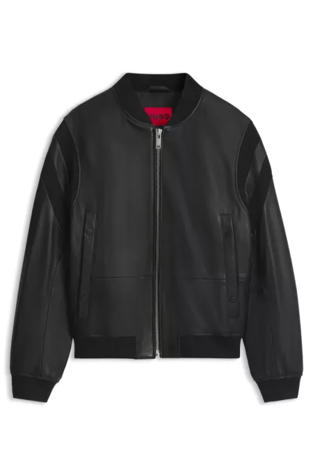 Bomber en cuir