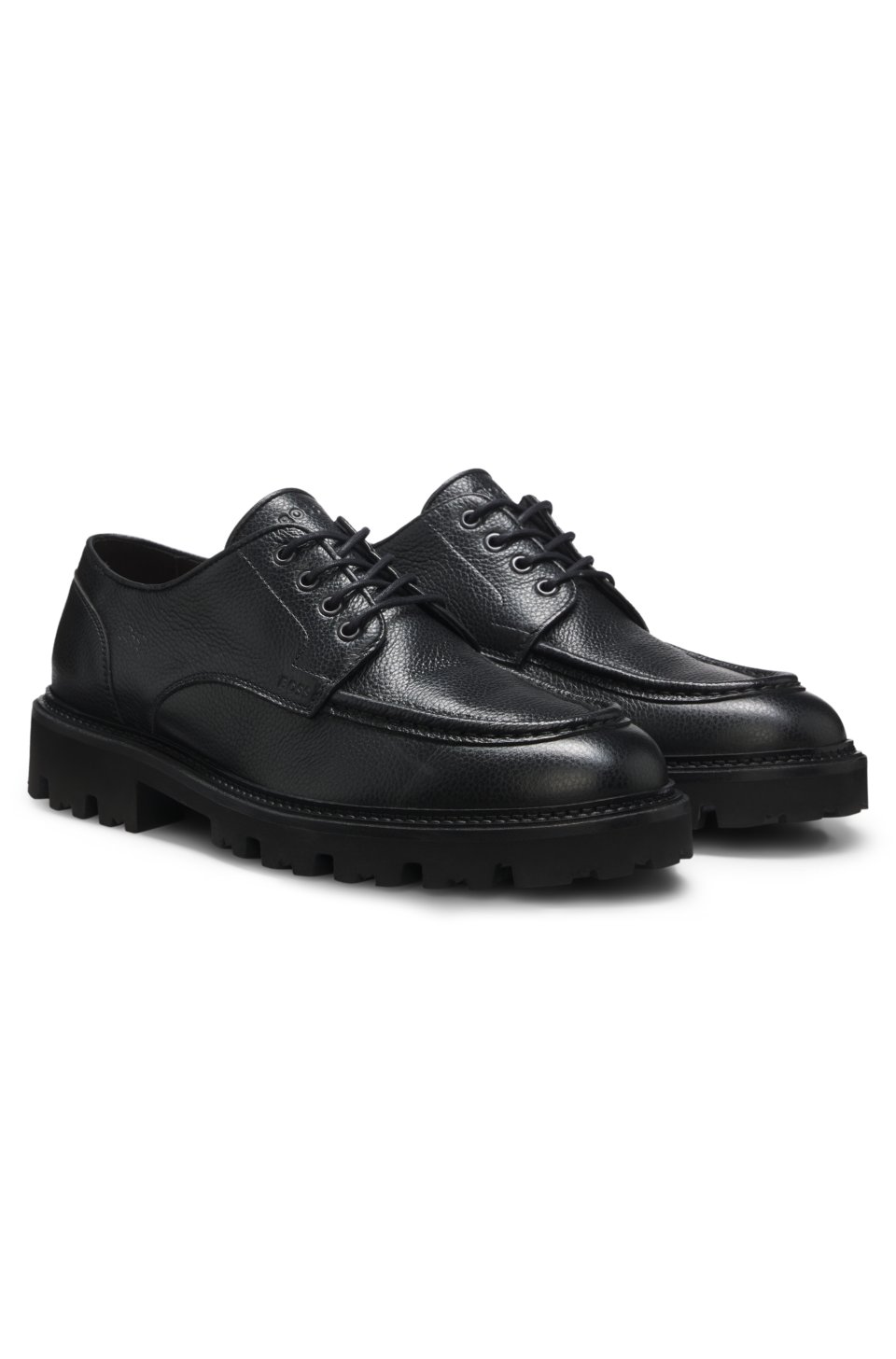 Leather Derby shoes