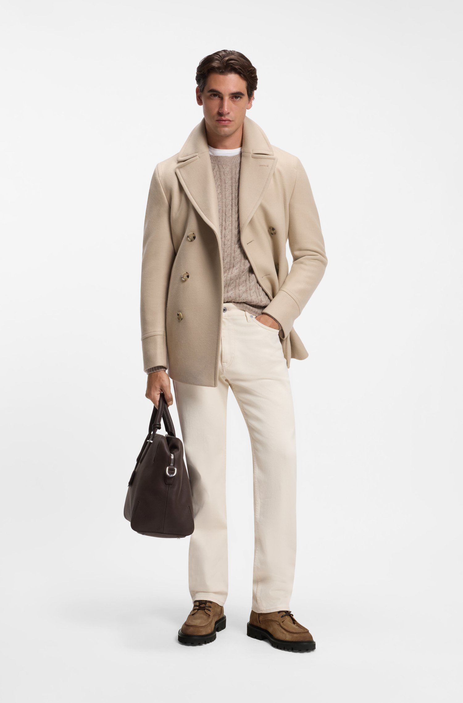 Boss Waxed-suede boots herr – bild 2