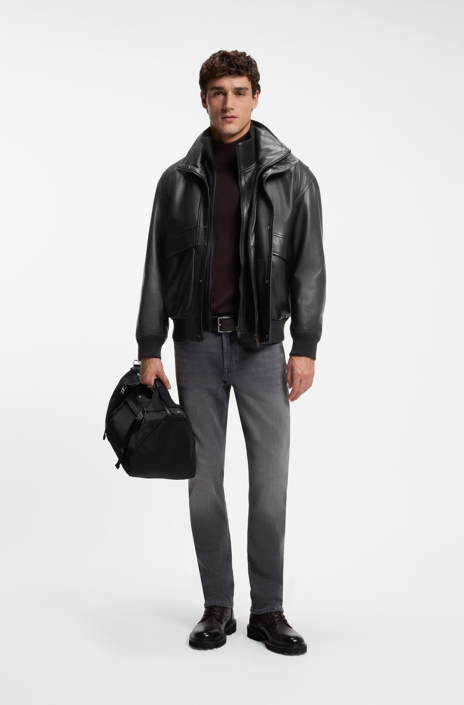 Boss Grained-leather boots herr – bild 2