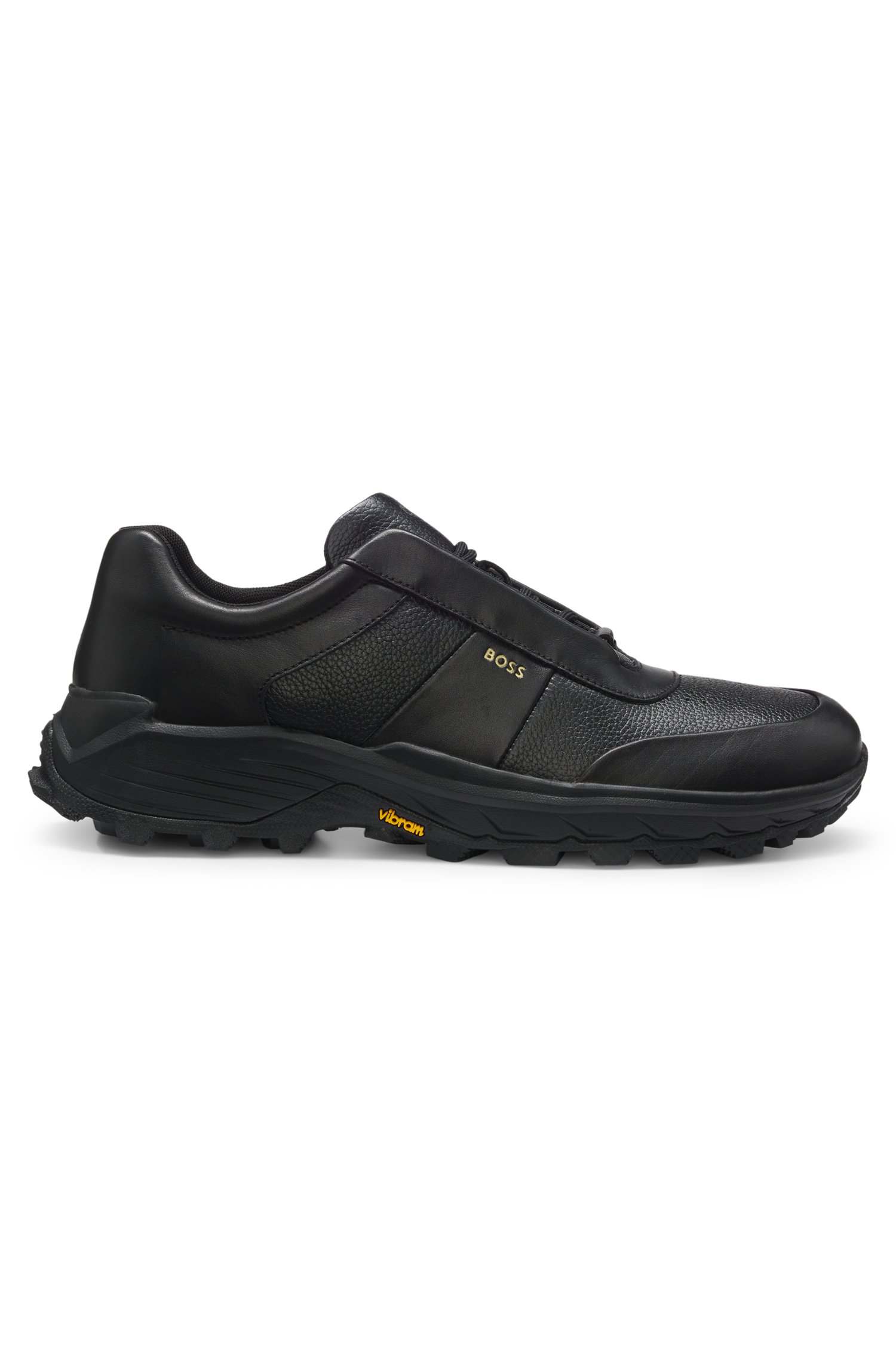 Boss Leather trainers with Vibram sole sneakers herr – bild 3