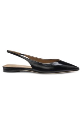 Leather pumps with slingback strap 2
