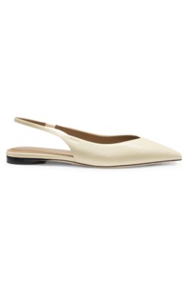 Leather pumps with slingback strap 2