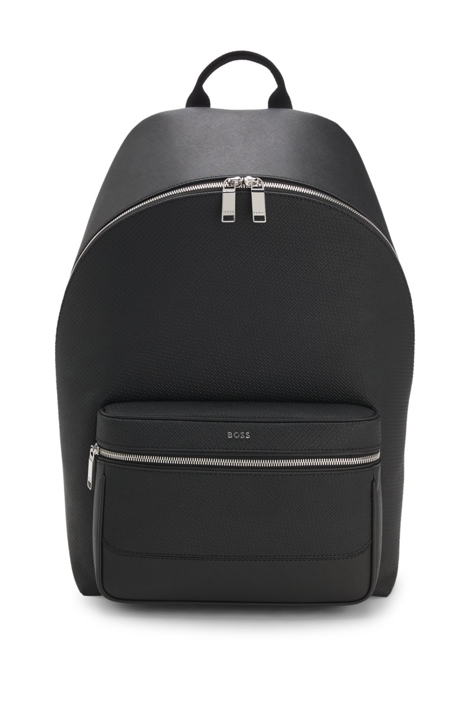 Logo-trim backpack