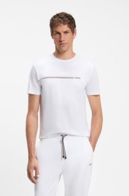 T-shirt slim fit, Bianco